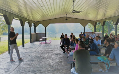 CLC, Emerge officials gather to bless new pavilion on campus