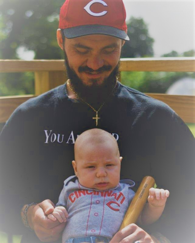 Bobby with Reds baby revised